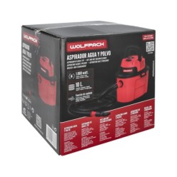 Aspirador Soplador Plástico Agua Y Polvo 10 Litros / 1000 Watt,