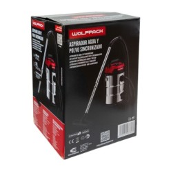 Aspirador Inoxidable 30 Litros / 1400 Watt, Interruptor Sincronizado,