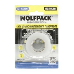 Cinta Reparacion Autosoldante Transparente 25 mm 2,5 metros,