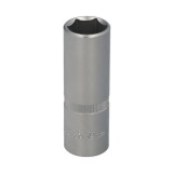 Llave Vaso 1/2" Hexagonal Larga 19 mm, Perfil de 6 caras, Acero Cromo Vanadio, Aristas Redondas al por Mayor | Almacén de Ferret