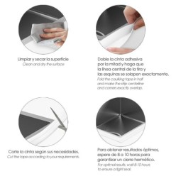 Cinta Adhesiva Sanitarios 38 mm, x 3,2 metros,