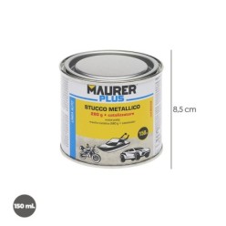 Masilla Reparadora Metales 325 Ml, Con Endurecedor, Masilla Metal, Masilla Reparacion Coches, Masilla Metalica,