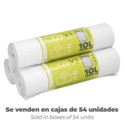 Bolsa Basura Cierre Facil 10 Litros Rollo 20 Bolsas