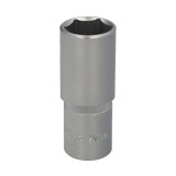 Llave Vaso 1/2" Hexagonal Larga 24 mm, Perfil de 6 caras, Acero Cromo Vanadio, Aristas Redondas al por Mayor | Almacén de Ferret