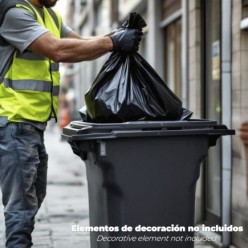 Bolsa Basura Cierre Facil 120 Litros Rollo 10 Bolsas