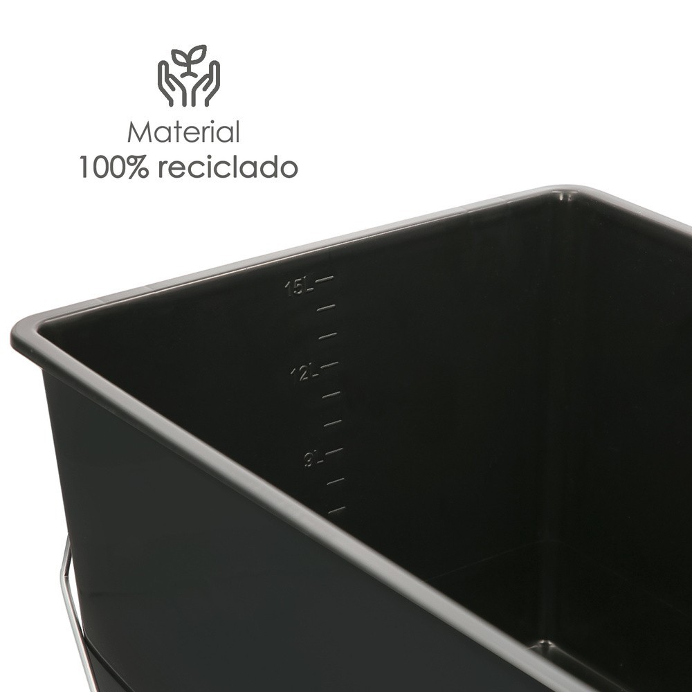 Cubeta Pintura 15 Litros Con Rejilla, Fabricado en Plastico, Cubeta Pintor, Cubo Pintura, Cubo Pintura con Rodillo, al por Mayor