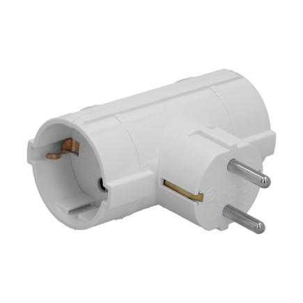 Adaptador Doble Schuko 16 A 250 V,