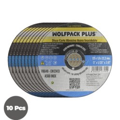 Disco Corte Abrasivo Acero Inoxidable Ø 125 x 22,2 Mm, Espesor 1,0 Mm,