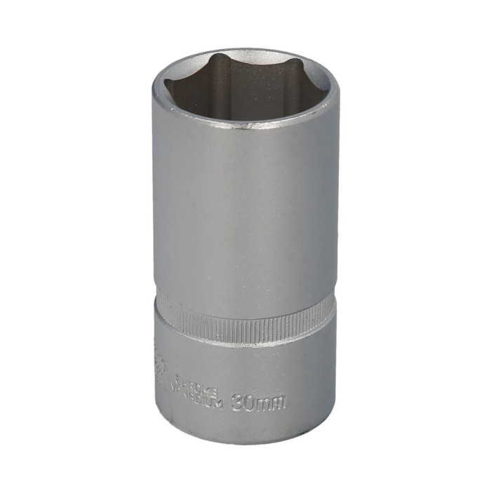 Llave Vaso 1/2" Hexagonal Larga 30 mm, Perfil de 6 caras, Acero Cromo Vanadio, Aristas Redondas al por Mayor | Almacén de Ferret