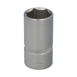 Llave Vaso 1/2" Hexagonal Larga 30 mm, Perfil de 6 caras, Acero Cromo Vanadio, Aristas Redondas al por Mayor | Almacén de Ferret