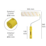 Rodillo Pintar Antigota 250x40 Mm al por Mayor | Almacén de Ferretería