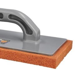 Talocha Espuma Naranja Mango De Fibra 14x28 cm, Acabado Fino