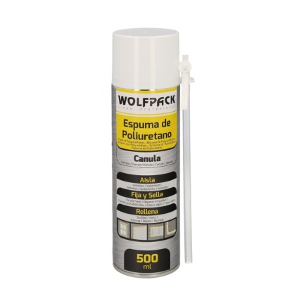 Espuma Poliuretano  500 ml, Con Cánula