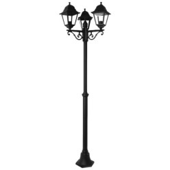Farol Jardin Con Columna 3 Faroles 2m,