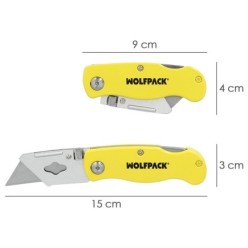Cutter Plegable Hoja Trapezoidal 155 mm,