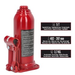 Gato Hidraulico Botella 5000 Kg,