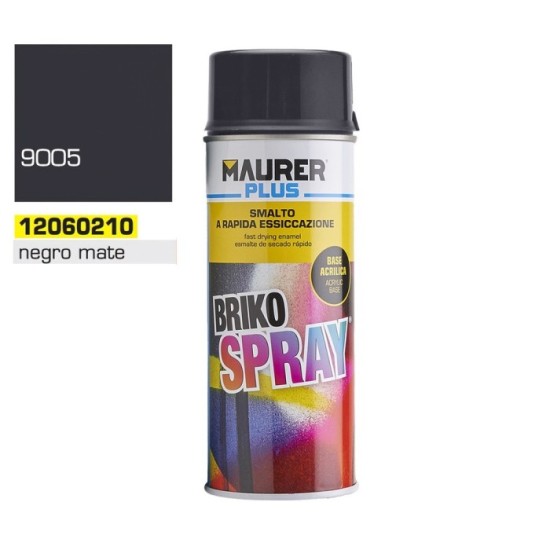 Spray Pintura Negro Mate Profundo 400 ml, al por Mayor | Almacén de Ferretería