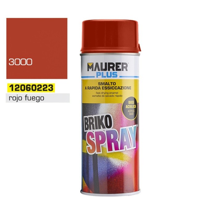 Spray Pintura Rojo Fuego 400 ml, al por Mayor | Almacén de Ferretería