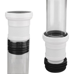 Manguito Inodoro Extensible T-118M Mini 350 mm,