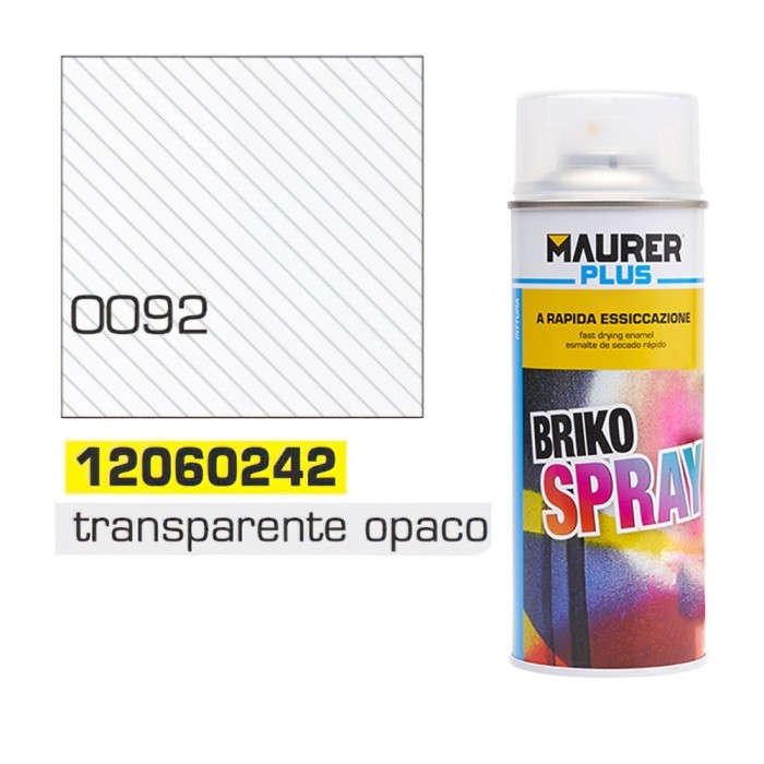 Spray Pintura Transparente Opaco Mate 400 ml, al por Mayor | Almacén de Ferretería