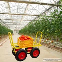 Carretilla Invernadero Sin Ruedas, Carretilla Invernadero, Carro Recoleccion Invernadero, Carro Invernadero,