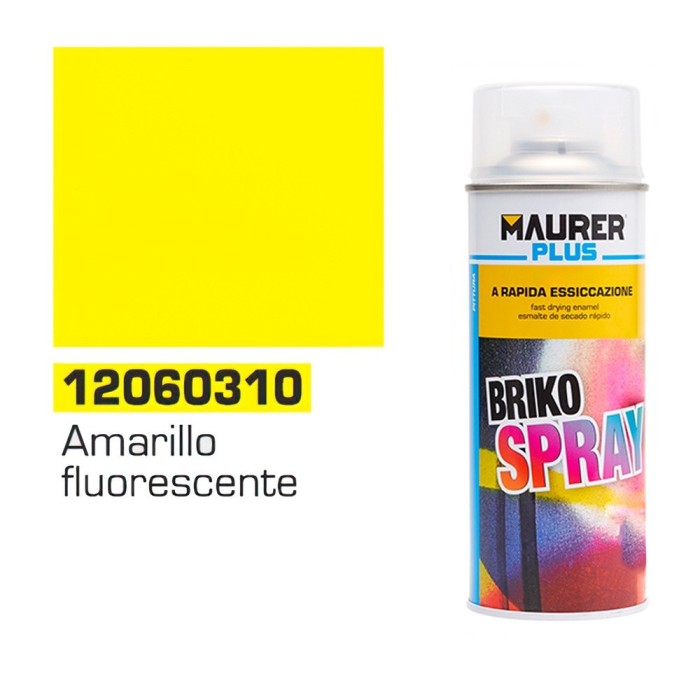 Spray Pintura Amarillo Fluorescente 400 ml, al por Mayor | Almacén de Ferretería