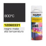 Spray Pintura Resistente Altas Temperaturas Negro Mate 400 ml, al por Mayor | Almacén de Ferretería