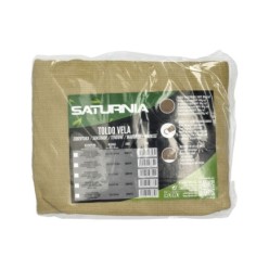 Toldo Vela Sombra Jardin Cuadrada 3,6x3,6 metros Beige