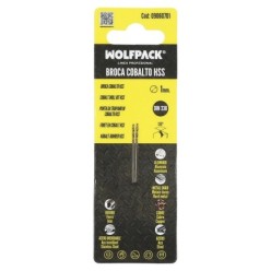Broca Cobalto Hss Cilindrica 1,00 mm, Blister 2 Unidades,