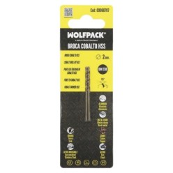 Broca Cobalto Hss Cilindrica 2,00 mm, Blister 2 Unidades,