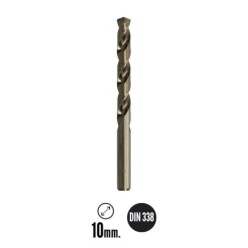 Broca Cobalto Hss Cilindrica 10,00 mm, Blister 1 Unidad,