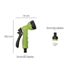 Portamangueras Pared 10 Metros Con Pistola