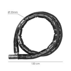 Piton Moto Blindado Llave Tubo 25 x 100 cm,