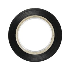 Cinta Aislante 20 m, x 19 mm, Negra Uso doméstico