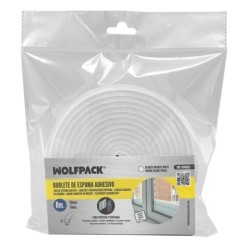 Burlete Espuma 8 m, x 6 mm, x 15 mm,