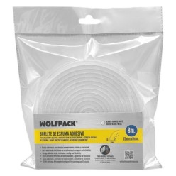 Burlete Espuma 8 m, x 6 mm, x 15 mm,