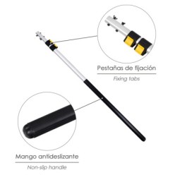 Pertiga Aluminio Para Serrucho 08260987 1+1+1 metros,