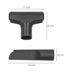 Repuesto Tubo y Boquillas Para Aspirador Soplador Plástico Agua Y Polvo 10 Litros / 1000 Watt, (Codigo 07010400)