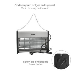 Exterminador De Insectos 20 W,