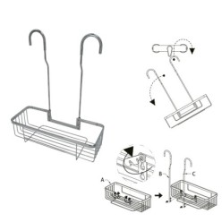 Cestillo Inox Para Colgar 1 Altura, 280 x 105 x 335 mm,