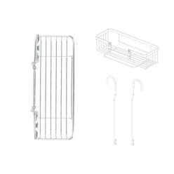 Cestillo Inox Para Colgar 1 Altura, 280 x 105 x 335 mm,