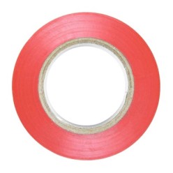 Cinta Aislante 20 m, x 19 mm, Roja Uso doméstico