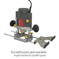 Fresadora Ø 8 mm, 1,020 W Velocidad Ajustable Con Maletin