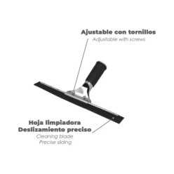 Limpiacristales Profesional Inoxidable 30 cm,