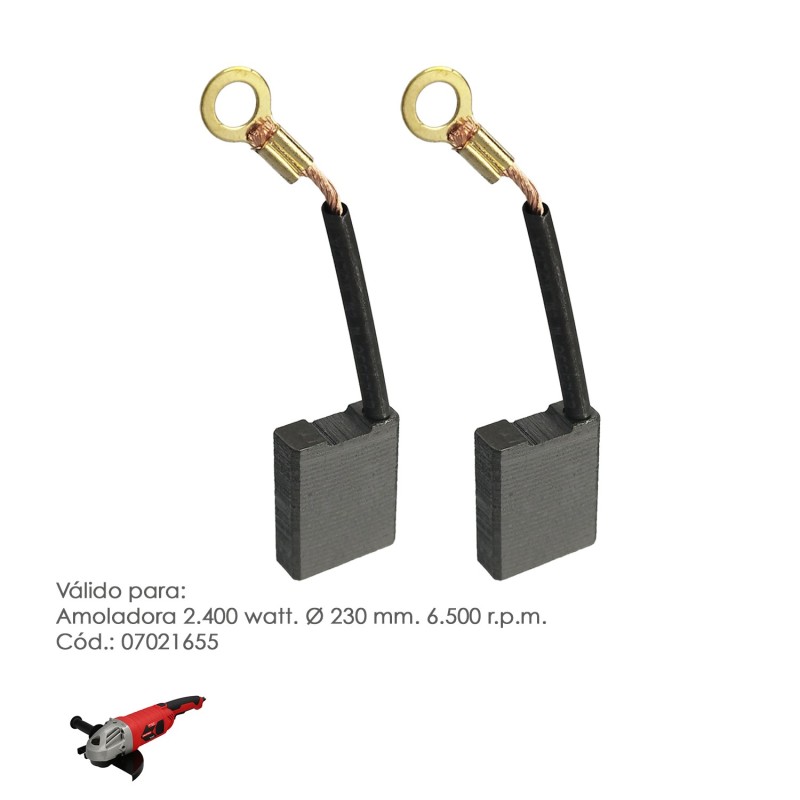Escobilla Amoladora 2,400 Watt, Ø 230 mm, Codigo 07021655