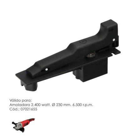 Interruptor Para Amoladora 2,400 Watt, Ø 230 mm, Codigo 07021655