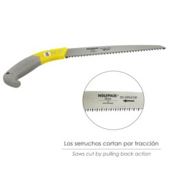 Serrucho Podar Recto Mango TPR 270 mm, Con funda