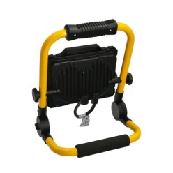 Foco Led Plano 30 Watt, Luz Blanca 4000º K IP 65 3300 Lumenes Con Asa de Transporte