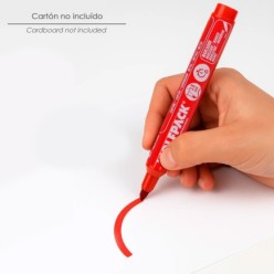 Rotulador Permanente Profesional Rojo,