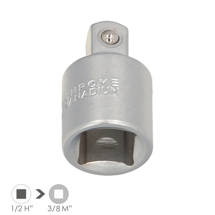 Adaptador Reductor  1/2" Hembra A 3/8" Macho Acero Cromo Vanadio, Aristas Redondas, Reductor Carraca, al por Mayor | Almacén de 